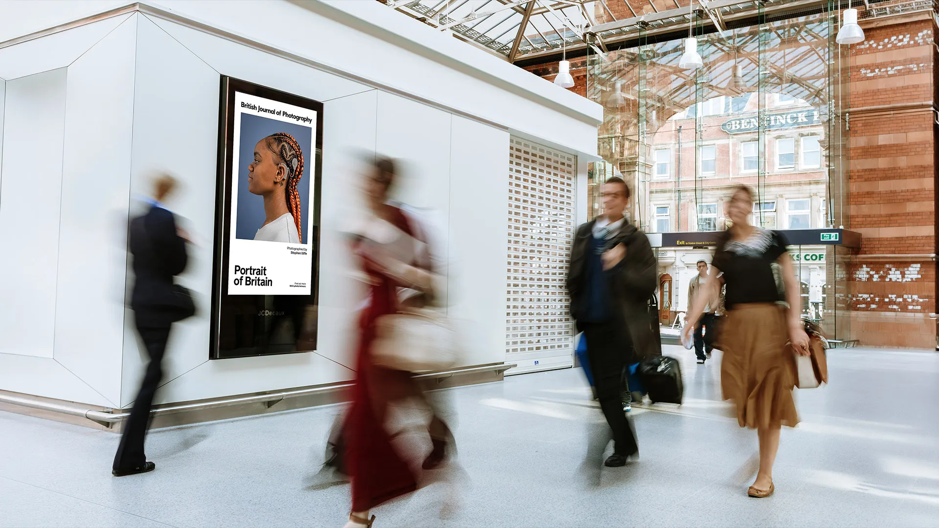 JCDecaux Nottingham Station, commercial photography