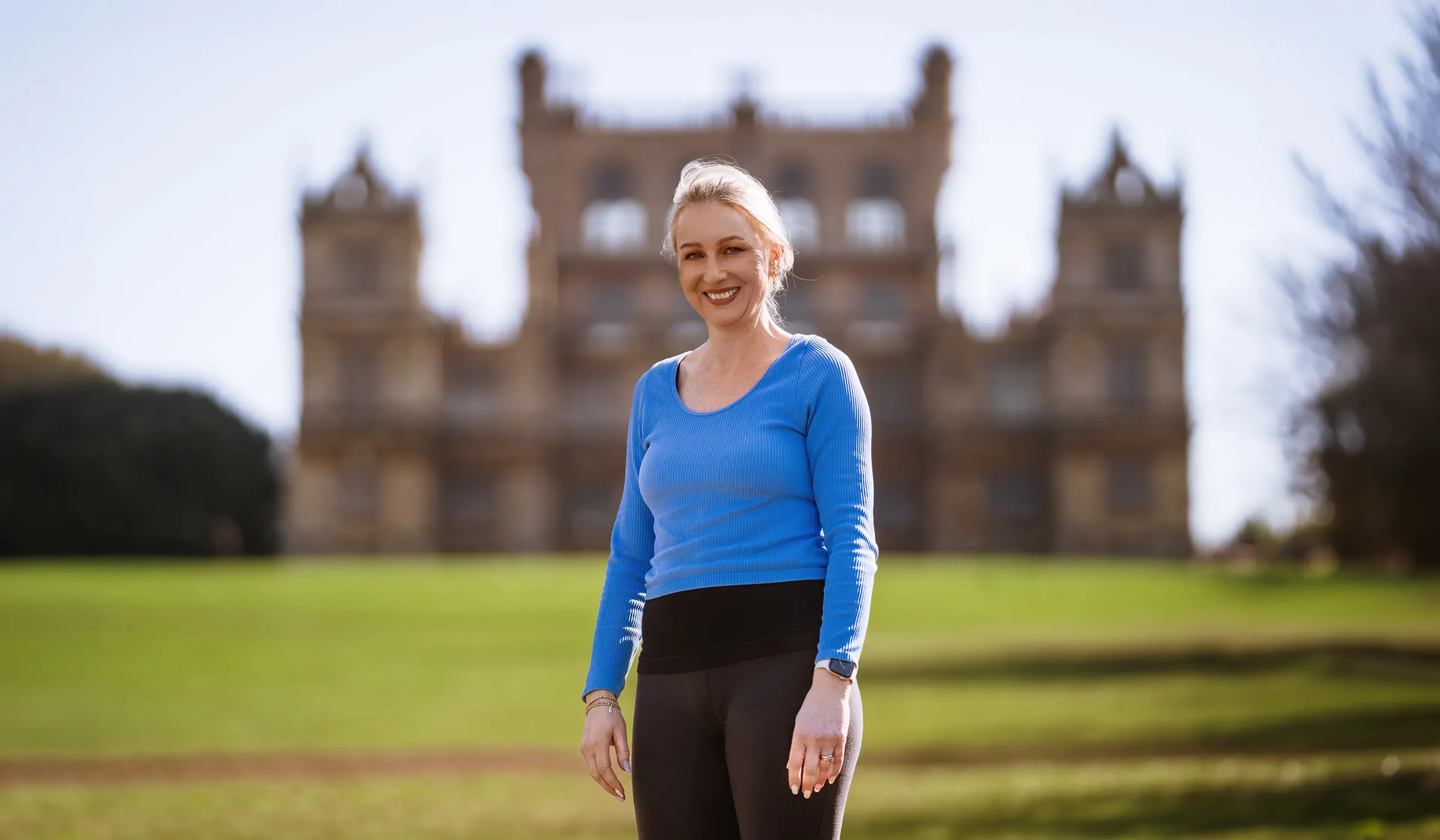 Sophie Barr at Wollaton Hall, photography by Gary Phillip